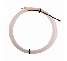 Rexant (47-1005-1) Протяжка кабельная (мини УЗК в бухте), нейлон, d=3mm, 5м, латунный наконечник, заглушка