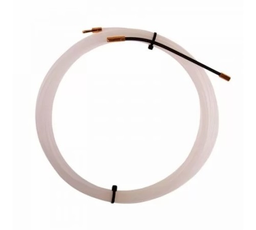 Rexant (47-1005-1) Протяжка кабельная (мини УЗК в бухте), нейлон, d=3mm, 5м, латунный наконечник, заглушка Rexant (47-1005-1) Протяжка кабельная (мини УЗК в бухте), нейлон, d=3mm, 5м, латунный наконечник, заглушка