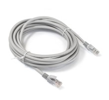 Exegate EX290422RUS Патч-корд LSZH ExeGate UTP-RJ45-RJ45-5e-10M-LSZH-GY, UTP, cat.5e, 10м, серый