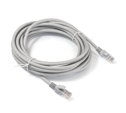 Exegate EX290422RUS Патч-корд LSZH ExeGate UTP-RJ45-RJ45-5e-10M-LSZH-GY, UTP, cat.5e, 10м, серый
