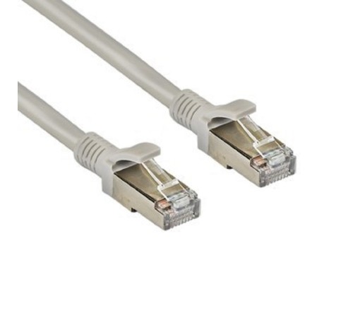 Exegate EX282000RUS Патч-корд Exegate FTP-RJ45-RJ45-C5e-CU-5M-GY, FTP, cat.5e, 5м, медь, серый