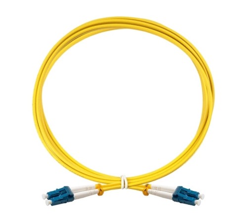 Exegate EX295125RUS Патч-корд волоконно-оптический ExeGate FC-D-9-LC-LC-1M-LSZH (Шнур ВО SM 9/125 (OS2/G.652.D), LC/UPC-LC/UPC, Duplex, LSZH, 1м)