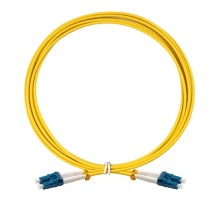 Exegate EX295131RUS Патч-корд волоконно-оптический ExeGate FC-D-9-LC-LC-2M-LSZH (Шнур ВО SM 9/125 (OS2/G.652.D), LC/UPC-LC/UPC, Duplex, LSZH, 2м)
