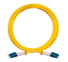 Exegate EX295143RUS Патч-корд волоконно-оптический ExeGate FC-D-9-LC-LC-5M-LSZH (Шнур ВО SM 9/125 (OS2/G.652.D), LC/UPC-LC/UPC, Duplex, LSZH, 5м)