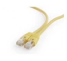 Патч-корд UTP Cablexpert PP6U-0.5M/Y кат.6, 0.5м, литой, многожильный (жёлтый)