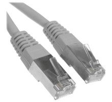 Cablexpert Патч-корд PP22-3m 1000G FTP 4 пары cat5E CCA molded 3м серый RJ-45 (m)-RJ-45 (m)