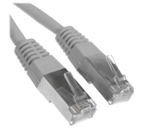 Cablexpert Патч-корд PP22-3m 1000G FTP 4 пары cat5E CCA molded 3м серый RJ-45 (m)-RJ-45 (m)