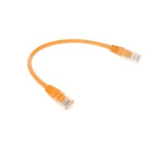 Патч-корд UTP Cablexpert PP12-0.25M/O кат.5e, 0.25м, литой, многожильный (оранжевый)