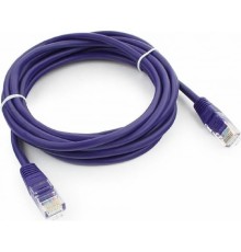 Патч-корд UTP Cablexpert PP12-3M/V кат.5e, 3м, литой, многожильный (фиолетовый)