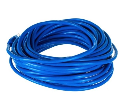Патч-корд UTP Cablexpert PP12-10M/B кат.5e, 10м, литой, многожильный (синий)