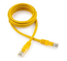 Патч-корд медный UTP Cablexpert PP10-1.5M/Y кат.5e, 1.5м, литой, многожильный (жёлтый)