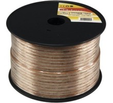 Rexant 01-6305 Кабель акустический, 2х1.00 мм2, прозрачный SILICON, 100 м.
