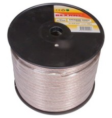 Rexant 01-6309 Кабель акустический, 2х4.00 мм2, прозрачный SILICON, 100 м.