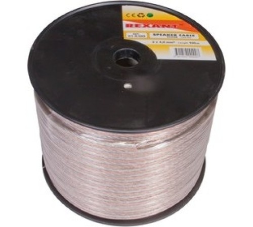 Rexant 01-6309 Кабель акустический, 2х4.00 мм2, прозрачный SILICON, 100 м. Rexant 01-6309 Кабель акустический, 2х4.00 мм2, прозрачный SILICON, 100 м.