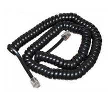 REXANT (18-2043) Шнур витой трубочный 4М телефонный черный