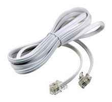 REXANT (18-3021) Телефонный удлинитель 2М белый