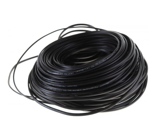 Rexant (01-5002) Кабель телефонный 2 жилы, 100 м., черный, (ШТЛП-2)