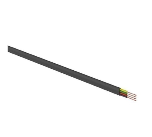 Rexant (01-5109) Кабель телефонный 4 жилы, 100 м., черный, (ШТЛП-4)