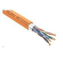 Кабель NEOMAX [NM720011] F/UTP cat.5e 4x2x0.52, 24 AWG, Медь, ZH нг(А)-HF (LSZH), внутренний (305 м), оранжевый