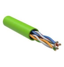 Кабель NEOMAX [NM711021-100M-PT] U/UTP cat.5e 4x2x0.46, 25 AWG, Медь, внутренний, PVCLS нг(А)-LSLTx, 100м, зеленый