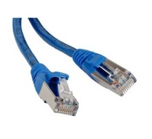 Hyperline PC-LPM-STP-RJ45-RJ45-C5e-0.5M-LSZH-BL Патч-корд F/­UTP, экранированный, Cat.5e, LSZH, 0.5 м, синий