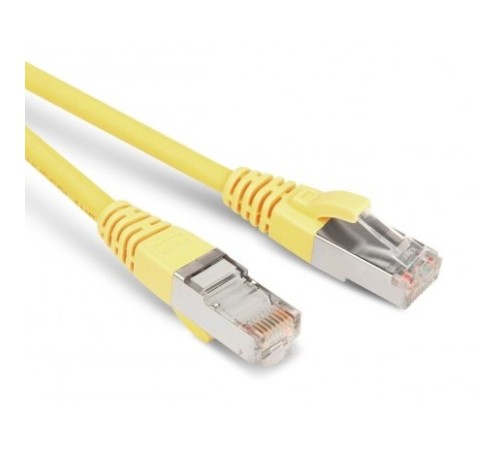 Hyperline PC-LPM-STP-RJ45-RJ45-C5e-1.5M-LSZH-YL Патч-корд F/­UTP, экранированный, Cat.5е, LSZH, 1.5 м, желтый