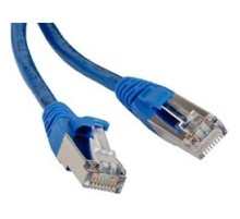 Hyperline PC-LPM-STP-RJ45-RJ45-C5e-1.5M-LSZH-BL Патч-корд F/­UTP, экранированный, Cat.5е, LSZH, 1.5 м, синий