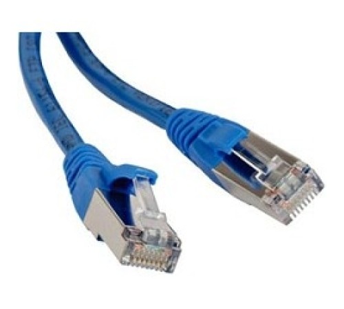 Hyperline PC-LPM-STP-RJ45-RJ45-C5e-1.5M-LSZH-BL Патч-корд F/­UTP, экранированный, Cat.5е, LSZH, 1.5 м, синий