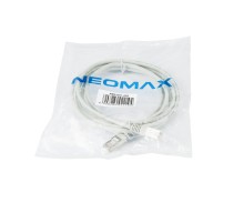 NEOMAX (NM23001-020) Шнур коммут. FTP 2 м, cat.5е, серый, многожильный
