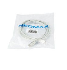 NEOMAX (NM23001-020) Шнур коммут. FTP 2 м, cat.5е, серый, многожильный