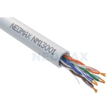 NEOMAX (NM13001-003) Шнур коммут. UTP 0.3 м, cat.5е, серый, многожильный