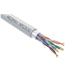 Кабель NEOMAX [NM21011] F/UTP cat.5e 4 пары (305 м) 0.48 мм (24 AWG) Медь, LSZH, серый