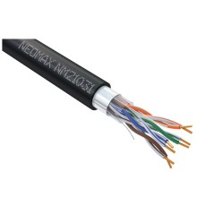 Кабель NEOMAX [NM21031] F/UTP cat.5e 4 пары (305 м) 0.48 мм (24 AWG) Медь, внешний, PE, черный