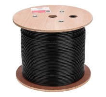 Rexant (01-0058) Кабель U/UTP, CAT 6, PE 4х2х0,57мм, 23AWG, внешний, черный