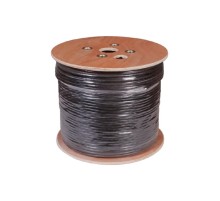Rexant (01-1121-R) Кабель U/UTP, CAT 5е, PE 10х2х0,48мм, внешний, черный, РФ