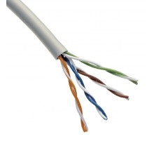Rexant 01-0043-R Кабель витая пара U/UTP, CAT 5e, PVC, 4PR, 24AWG, INDOOR, SOLID, серый, 305м