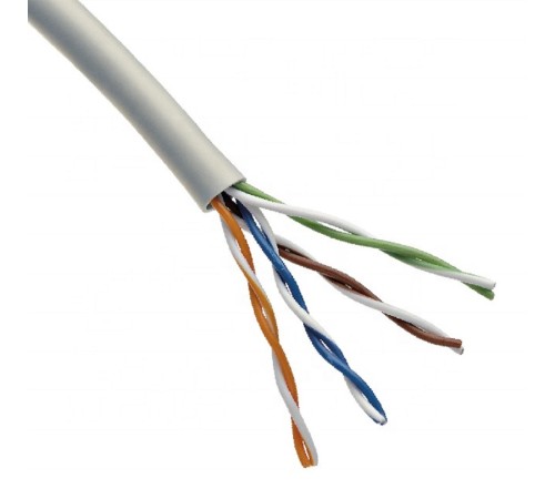 Rexant 01-0043-R Кабель витая пара U/UTP, CAT 5e, PVC, 4PR, 24AWG, INDOOR, SOLID, серый, 305м Rexant 01-0043-R Кабель витая пара U/UTP, CAT 5e, PVC, 4PR, 24AWG, INDOOR, SOLID, серый, 305м