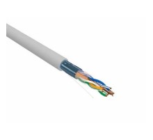 REXANT (01-0143-R) Кабель витая пара F/UTP, CAT 5e, PVC, 4PR, 24AWG, INDOOR, SOLID, серый, 305м