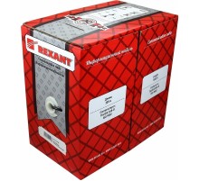 REXANT (01-0044) Кабель UTP CAT5e 4 пары (305м) 0.51 мм STRANDED