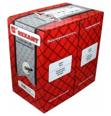 REXANT (01-0044) Кабель UTP CAT5e 4 пары (305м) 0.51 мм STRANDED