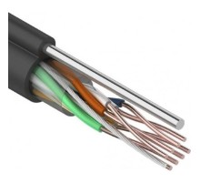 Rexant (01-0046) Кабель UTP CAT5e 4 пары (305м) 0.51 мм OUTDOOR + ТРОС*1