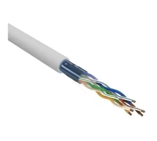 REXANT (02-0025 )Кабель витая пара F/UTP, CAT 5e, PVC, 4х2х0,52 мм, 24AWG, INDOOR, SOLID, серый, 305 м