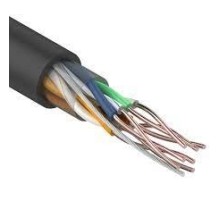 REXANT (01-0065) Кабель U/UTP, категория 5e, ZH нг(А)-HF, 4PR, 24AWG, внешний, черный, 305 м