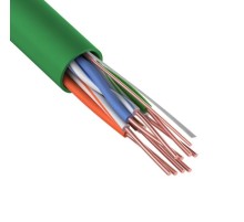 Rexant (01-0061) Кабель витая пара U/UTP, CAT 5e, нг(А)-LSLTx 4х2х0,52мм, 24AWG, внутренний, зеленый, 305м Rexant