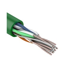 Rexant (01-0072) Кабель U/UTP, CAT 6, нг(А)-HFLTx 4х2х0,575 мм, 23AWG, внутренний, зеленый Rexant