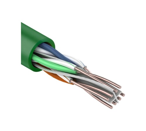 Rexant (01-0072) Кабель U/UTP, CAT 6, нг(А)-HFLTx 4х2х0,575 мм, 23AWG, внутренний, зеленый Rexant Rexant (01-0072) Кабель U/UTP, CAT 6, нг(А)-HFLTx 4х2х0,575 мм, 23AWG, внутренний, зеленый Rexant
