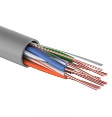Rexant (01-0059) LIGHT  Кабель U/UTP, CAT 5E, ZH нг(А)-HF, (LSZH), 4х2х0,48 мм, 24AWG, внутренний, серый