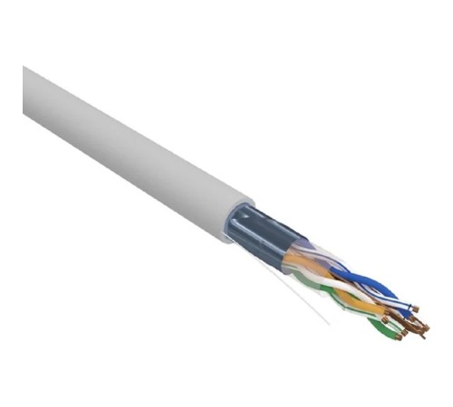 Rexant (02-0021) Кабель витая пара, F/UTP, CAT 5e, ZH нг(А)-HF, 4х2х0,52мм, 24AWG, INDOOR, SOLID, серый, 305м Rexant (02-0021) Кабель витая пара, F/UTP, CAT 5e, ZH нг(А)-HF, 4х2х0,52мм, 24AWG, INDOOR, SOLID, серый, 305м