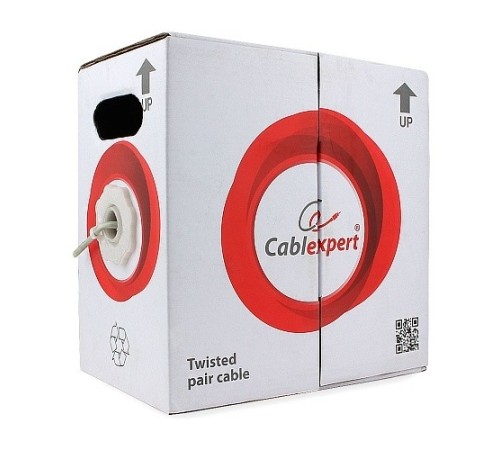 Cablexpert [UPC-5004E-SOL/100] Кабель UTP кат.5e, 4 пары, 0.48 mm (100м pullbox), CCA однож.
