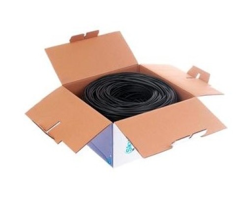 SkyNet Кабель UTP outdoor 4x2x0,48, медный, FLUKE TEST, кат.5e, однож., (305м) box, черный [CSS-UTP-4-CU-OUT]